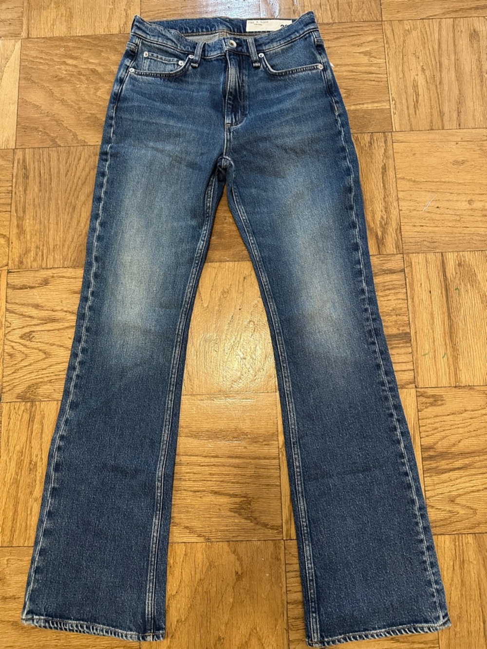 rag & bone Women's Medium Wash Bootcut Jeans